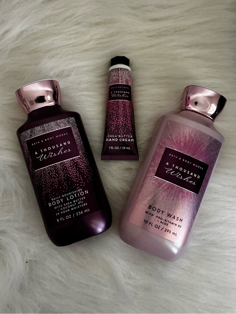 Bath & Body Works “A Thousand Wishes” trio